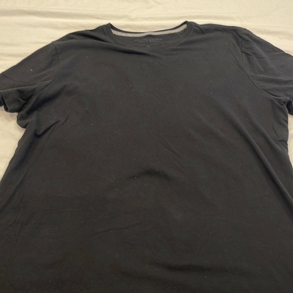 Men’s banana republic tshirt soft wash black size xl